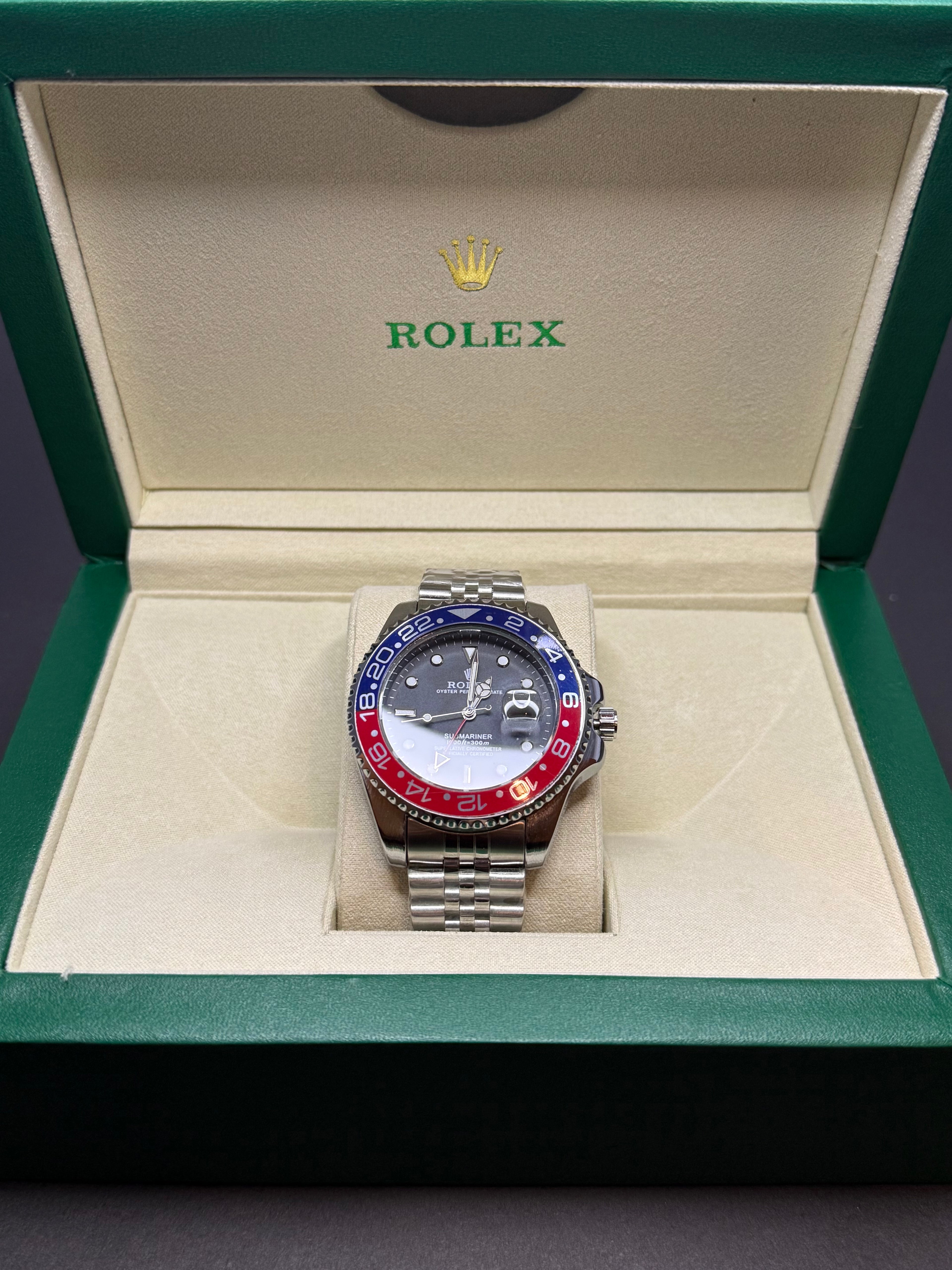 Rolex Pepsi dual tone bezel blue red edition luxury watch Pakistan
