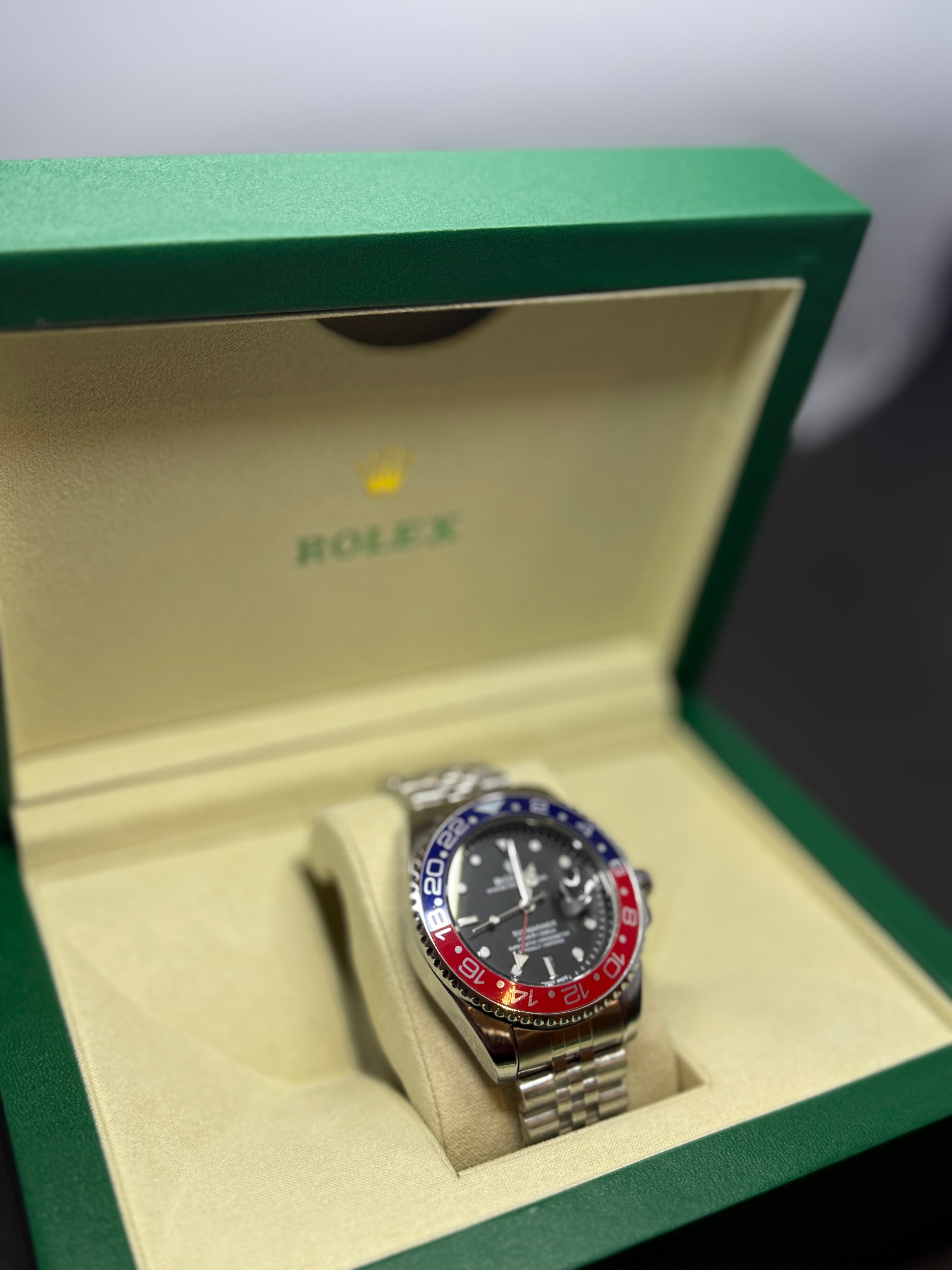 Rolex “Pepsi” Dual-Tone Bezel – Blue & Red Edition - SheikhStore