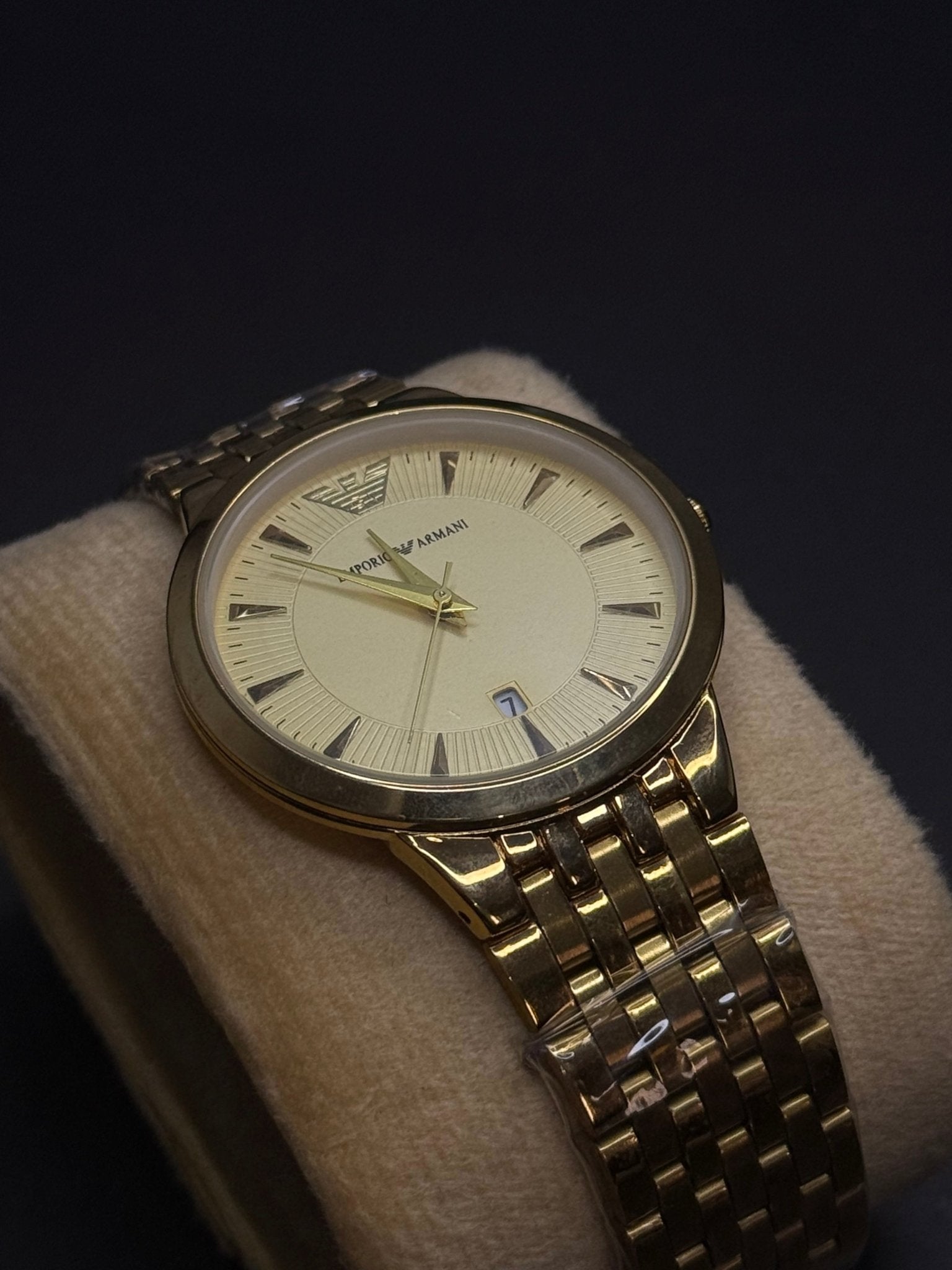 ✨ Armani Golden Luxury Watch – Premium Edition - sheikhstore