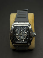 RM Inspired Skeleton Dial Gray Luxury Watch – Premium Edition - sheikhstore