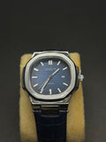 💙 Martyn Blue Edition Leather Strap Watch – Premium Edition - sheikhstore