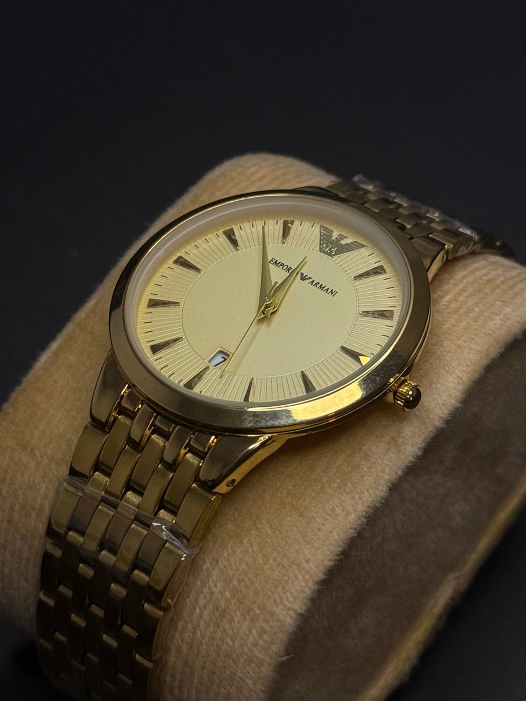 ✨ Armani Golden Luxury Watch – Premium Edition - sheikhstore