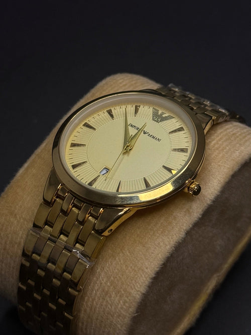 ✨ Armani Golden Luxury Watch – Premium Edition - sheikhstore