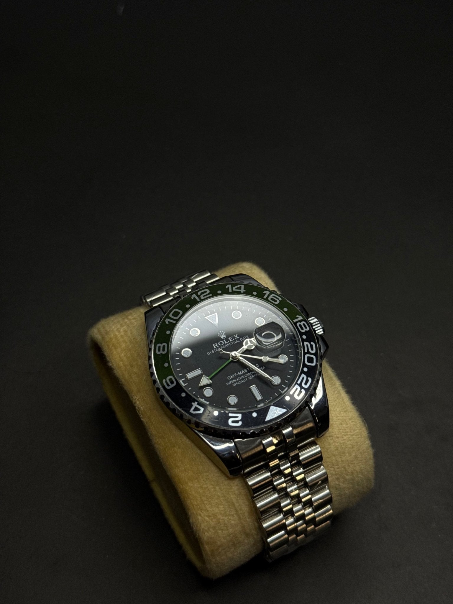 💚 Rolex Sprite Stainless Steel Watch – Premium Edition - sheikhstore