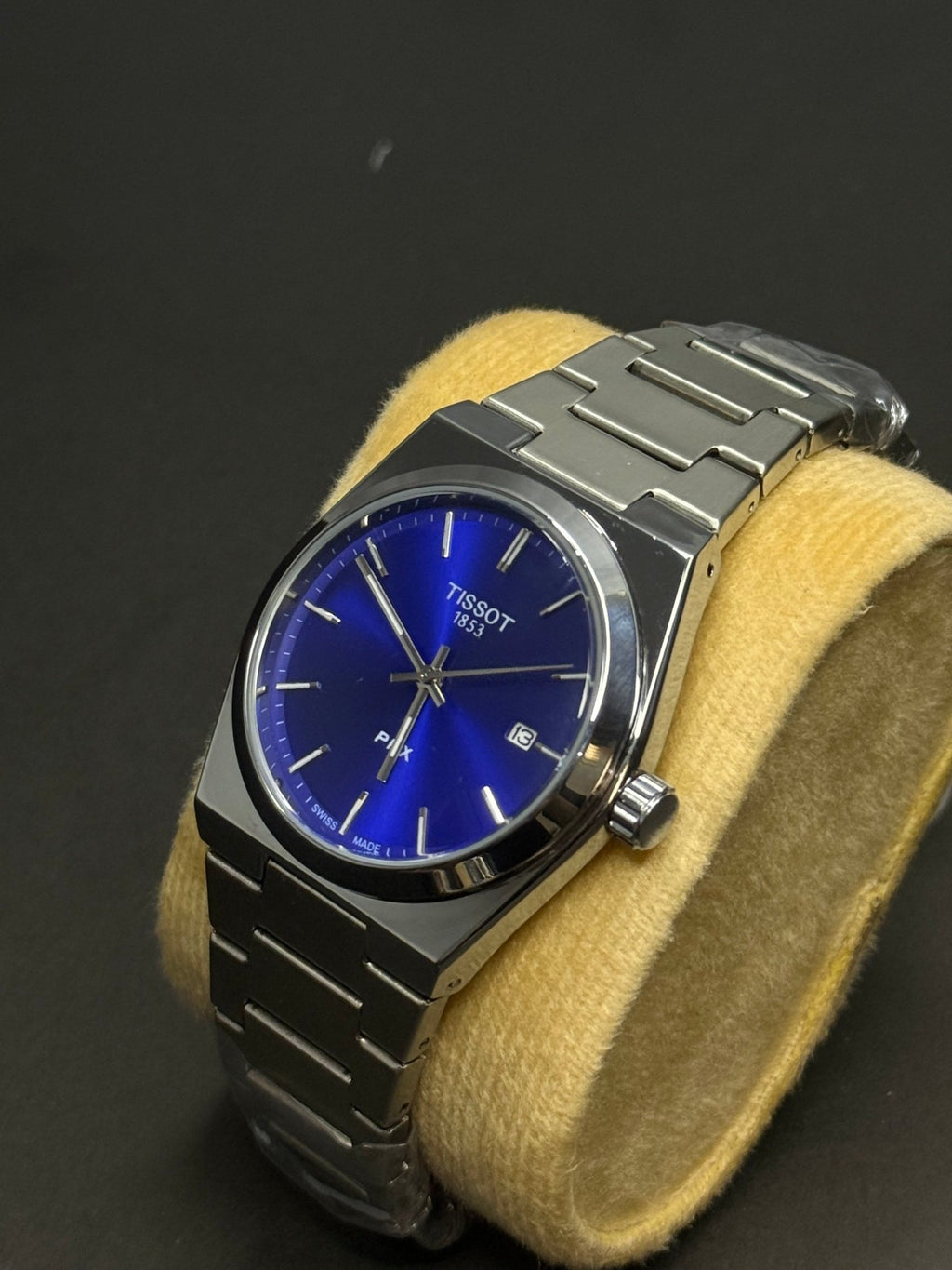 🔷 Tissot Sapphire Glass Steel Watch – Blue Dial Premium Edition - sheikhstore