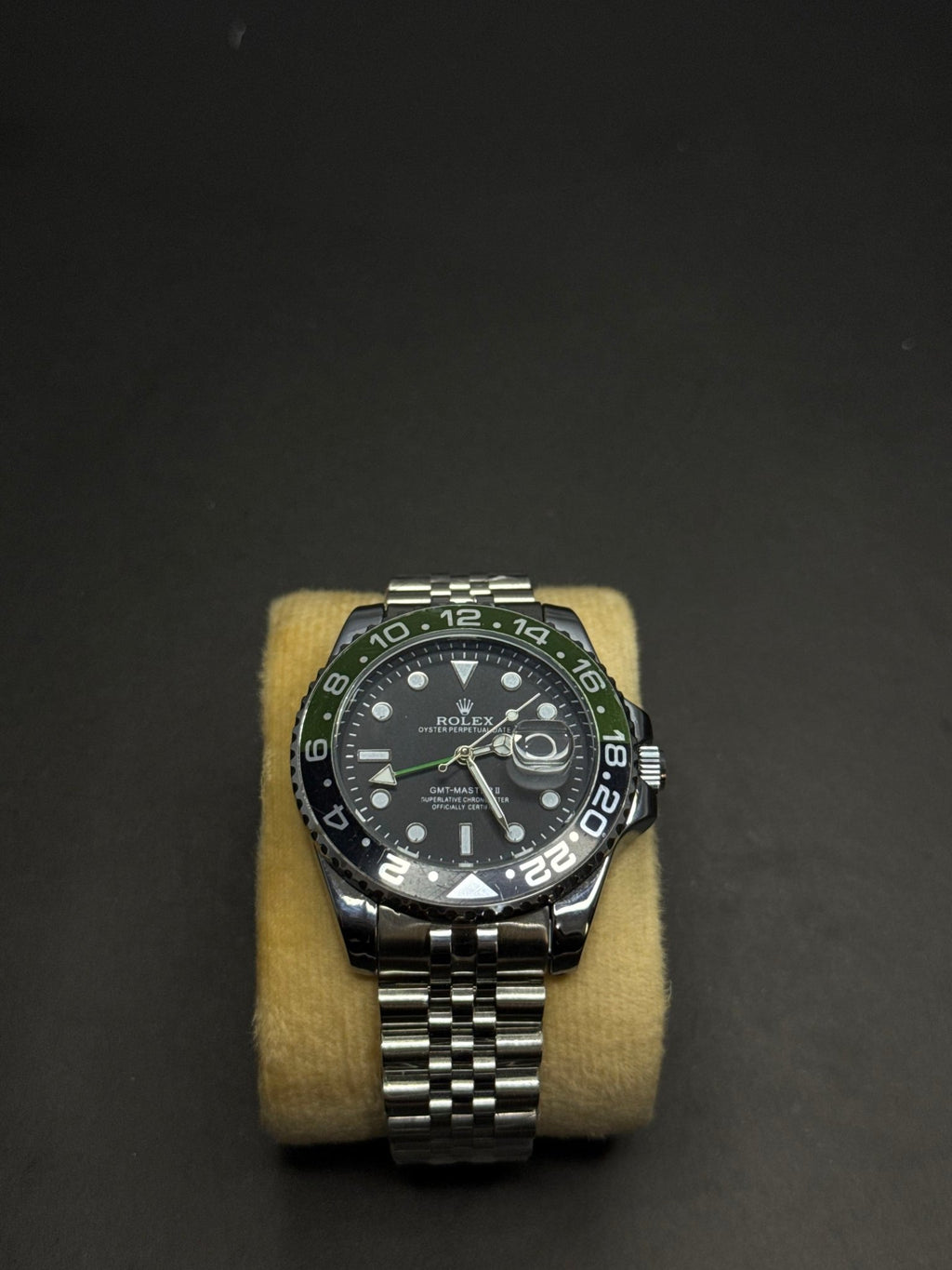 💚 Rolex Sprite Stainless Steel Watch – Premium Edition - sheikhstore