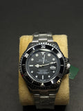 🌊⚫⚪ Rolex Submariner Silver & Black Semi-Automatic Watch – Premium Edition - sheikhstore