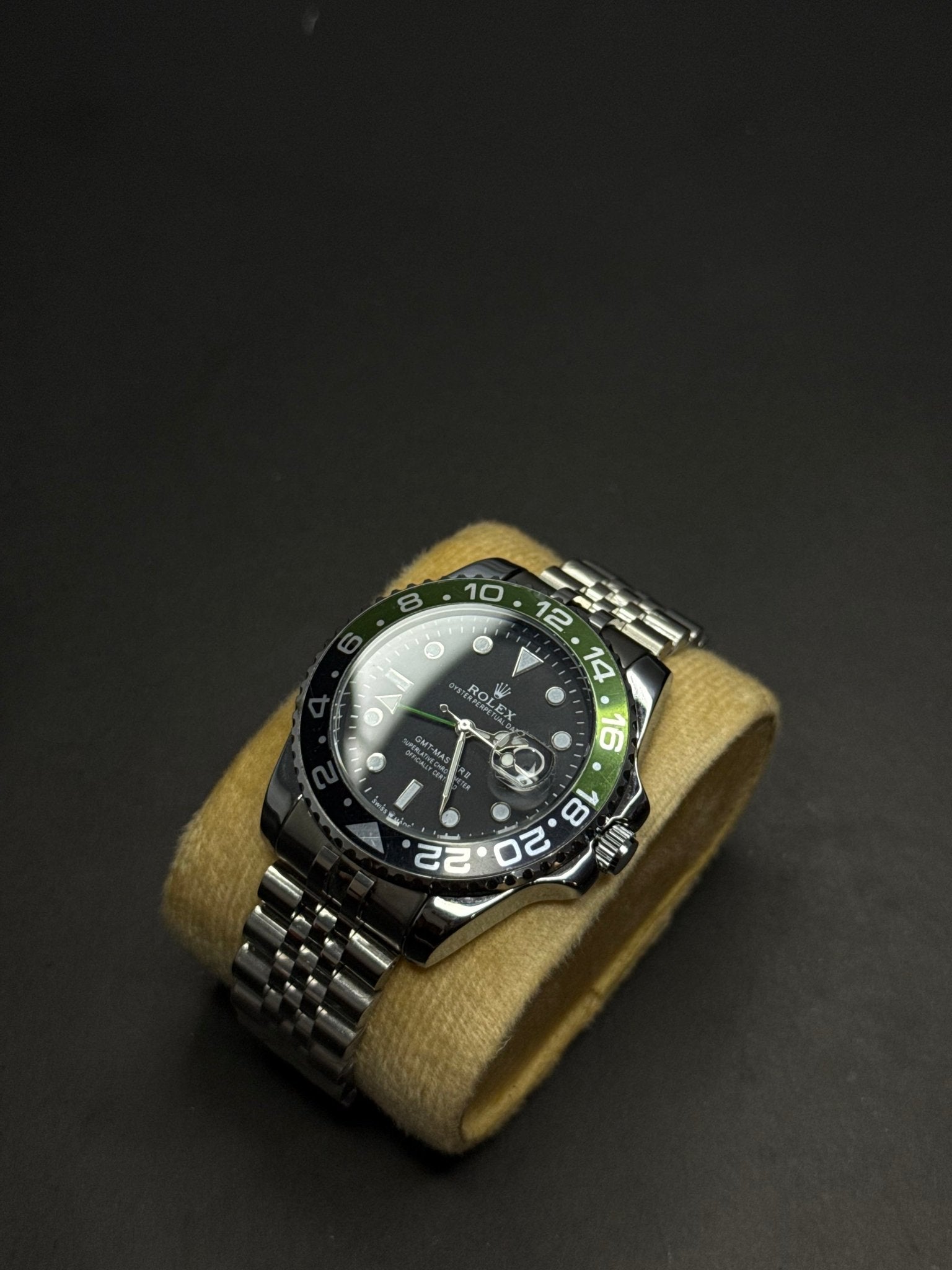 💚 Rolex Sprite Stainless Steel Watch – Premium Edition - sheikhstore